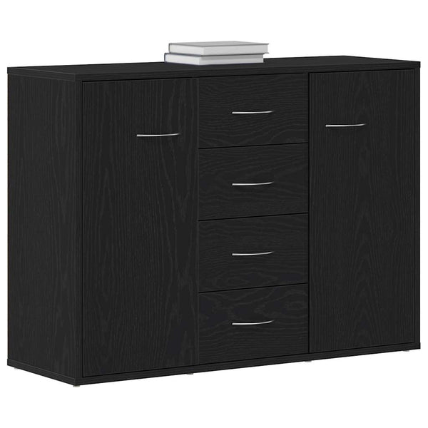 Senkki musta tammi 88x30x64 cm tekopuu