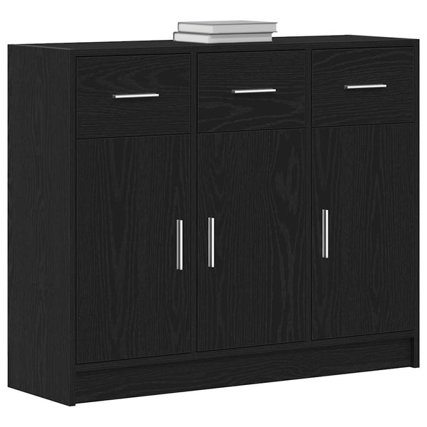 Senkki musta tammi 91x28x75 cm tekopuu