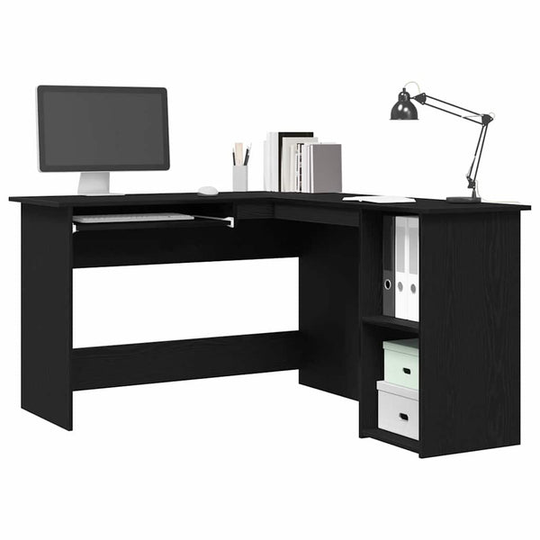 Kulmapöytä Musta tammi. 120 x 140 x 75 cm Tekninen puu