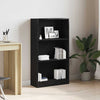 Kirjahylly musta tammi 60x24x109 cm tekopuu