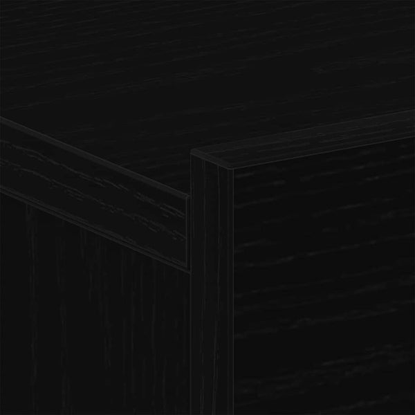 Yöpöytäkaappi Musta tammi. 40 x 30 x 30 cm Tekninen puu