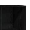 Kirjakaappi musta tammi 98x29x97,5 cm tekopuu