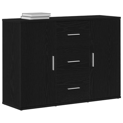 Senkki musta tammi 91x29,5x65 cm tekninen puu
