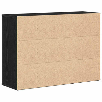 Senkki musta tammi 91x29,5x65 cm tekninen puu