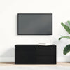 TV-kaappi Musta tammi. 80 x 34 x 36 cm Tekninen puu