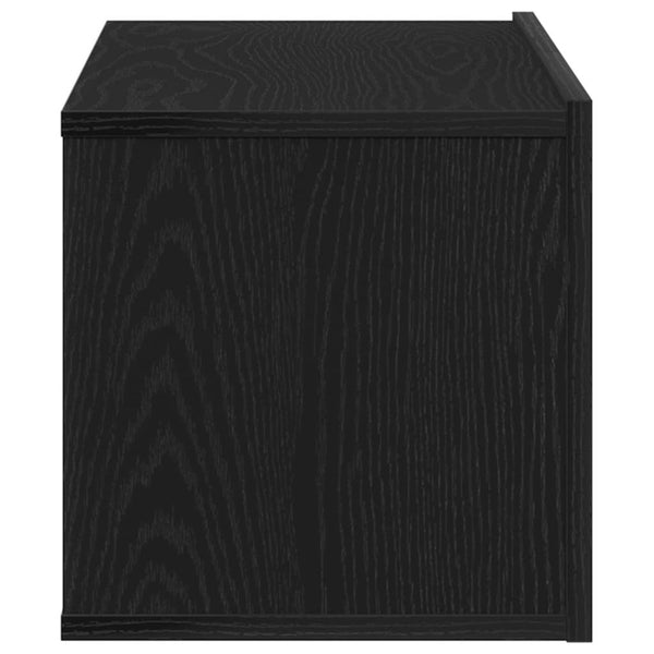 TV-kaapit Musta tammi 80 x 30 x 30 cm Tekninen puu