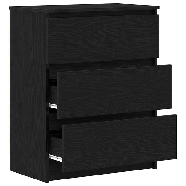 Senkki musta tammi 60x35x76 cm tekopuu