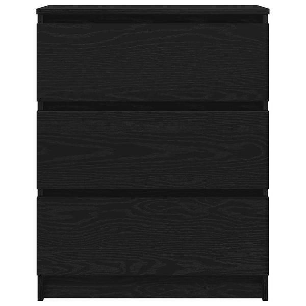 Senkki musta tammi 60x35x76 cm tekopuu
