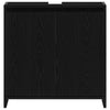 Kylpyhuonekaappi Musta tammi 60x33x60 cm Engineered Wood