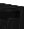 Kylpyhuonekaappi Musta tammi 60x33x60 cm Engineered Wood