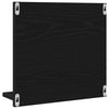 Kylpyhuoneen peili musta tammi 40x10,5x37 cm tekninen puu