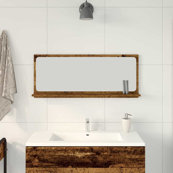 Peilisheltti Vanha puu 90 x 10,5 x 37 cm Tekninen puu