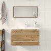Kylpyhuoneen pesuallaskaappi Artisan Oak 80x38,5x48 cm Puu