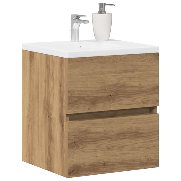 Kylpyhuoneen pesuallaskaappi Artisan Oak 41x38,5x45 cm Puu