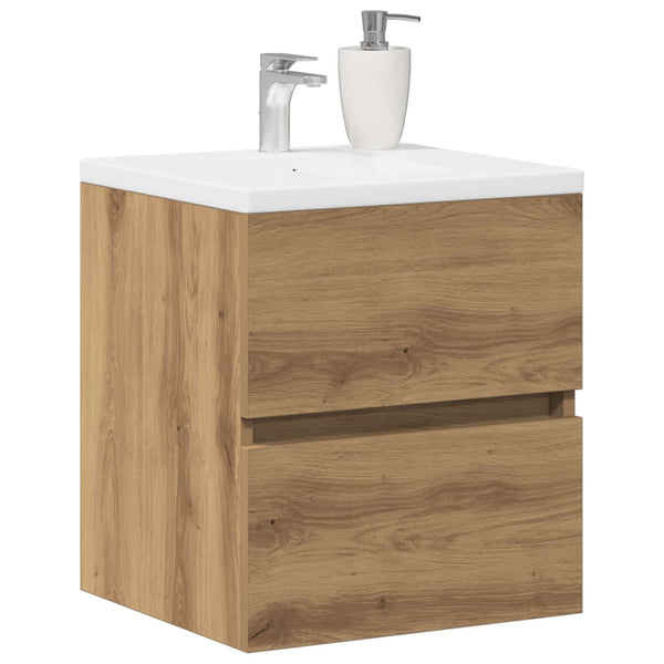 Kylpyhuoneen pesuallaskaappi Artisan Oak 41x38,5x45 cm Puu