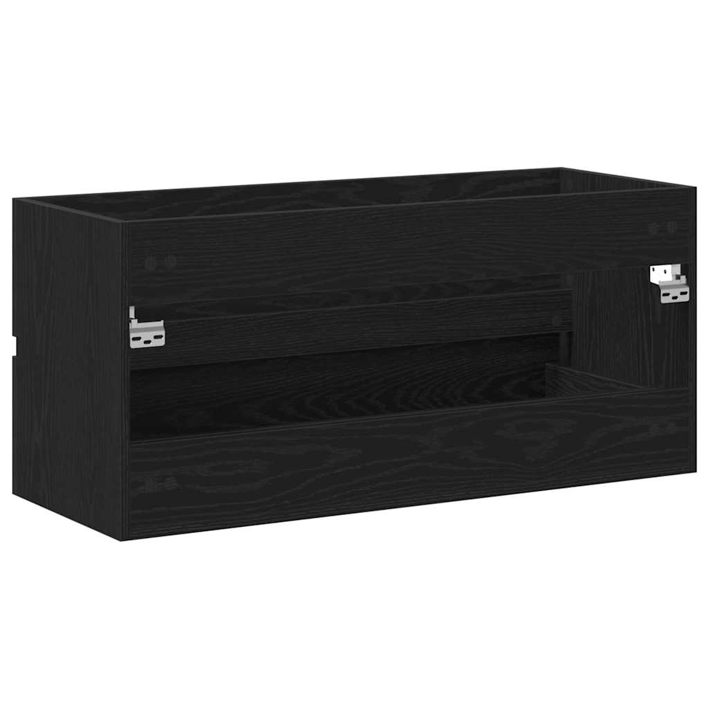 Musta tammi allaskaappi Portaru 100x38,5x45cm (puinen)