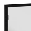 Kylpyhuoneen peili LED-valoilla musta tammi 60x8,5x37 cm