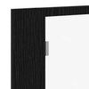 Kylpyhuoneen Peilikaappi Musta tammi. 60 x 12 x 45 cm