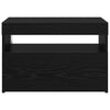 TV-kaappi LED -nauhavalot Musta 60 x 35 x 40 cm Tekninen puu