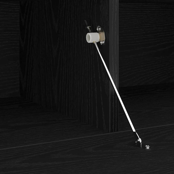 TV-kaappi LED -nauhavalot Musta 75 x 35 x 40 cm Tekninen puu