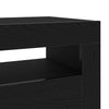 TV-kaappi 2 pcs Musta 75 x 35 x 40 cm Tekninen puu