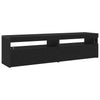 TV-kaappi 2 pcs Musta 75 x 35 x 40 cm Tekninen puu