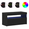 TV-kaappi 2 pcs Musta 75 x 35 x 40 cm Tekninen puu