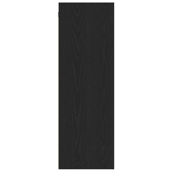 Seinä TV Kaappi 2 pcs Musta tammi. 30,5 x 30 x 90 cm