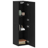 TV-tasosetti Musta tammi. 30,5 x 30 x 110 cm Tekninen puu