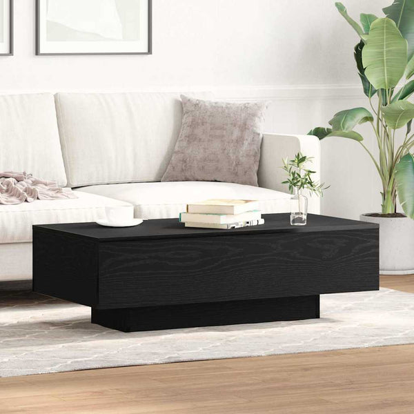 Sohvapöytä Musta tammi. 100 x 49,5 x 31 cm Tekninen puu