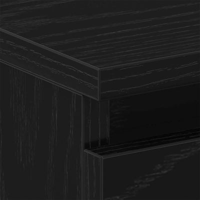 Musta yöpöytäkaappi Manerva 40x30x39cm (2 pcs puinen)