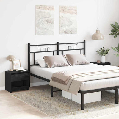 Musta yöpöytäkaappi Manerva 40x30x39cm (2 pcs puinen)