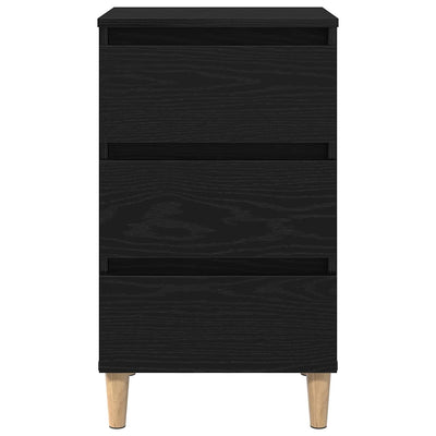 Musta tammi yöpöytäkaappi Ghiulpichiar 40x35x69cm (puinen)