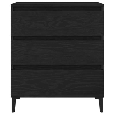 Sivupöytä Musta tammi 60 x 35 x 70 cm Tekninen puu