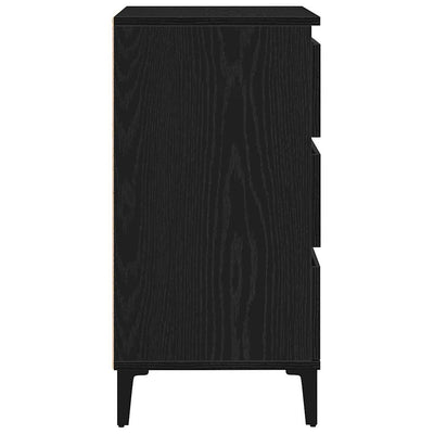 Sivupöytä Musta tammi 60 x 35 x 70 cm Tekninen puu