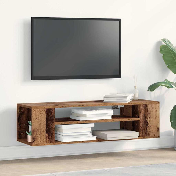 TV-kaappi Vanha puu 100 x 30 x 26,5 cm Tekninen puu
