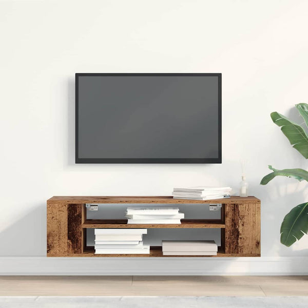TV-kaappi Vanha puu 100 x 30 x 26,5 cm Tekninen puu