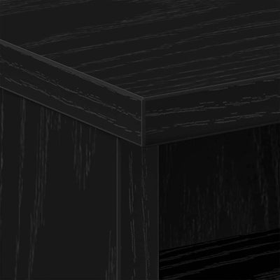 Musta tammi yöpöytäkaappi Ionu 40x40x50cm (puinen)