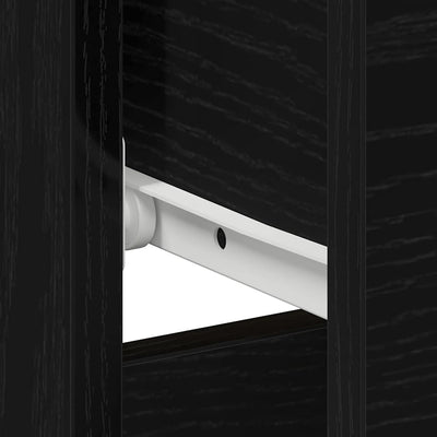 Musta tammi yöpöytäkaappi Ionu 40x40x50cm (puinen)