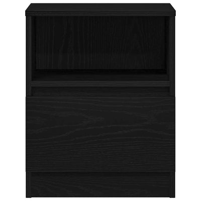 Musta tammi yöpöytäkaappi Ionu 40x40x50cm (puinen)