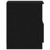 Yöpöytäkaappi 2 pcs Musta tammi 40 x 40 x 50 cm Tekninen puu