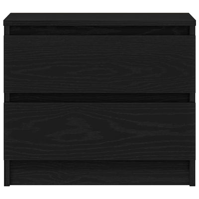 Musta tammi yöpöytäkaappi Cecila 50x40x43.5cm (puinen)