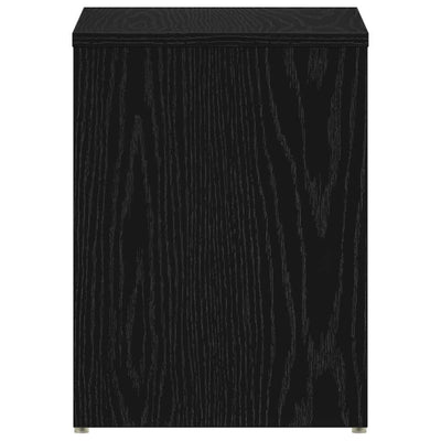 Musta tammi yöpöytäkaappi Jovany 40x30x40cm (2 pcs puinen)