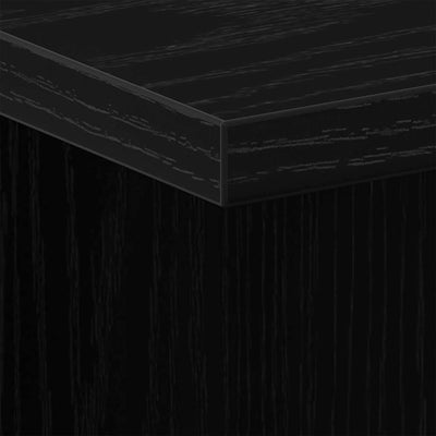 Musta tammi yöpöytäkaappi Angheluchi 35x35x55cm (2 pcs puinen)