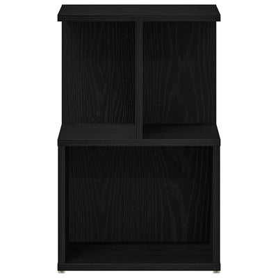 Musta tammi yöpöytäkaappi Angheluchi 35x35x55cm (2 pcs puinen)