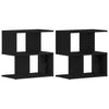 Yöpöytäkaappi 2 pcs Musta tammi 50 x 30 x 51,5 cm Tekninen puu