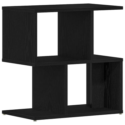 Yöpöytäkaappi 2 pcs Musta tammi 50 x 30 x 51,5 cm Tekninen puu