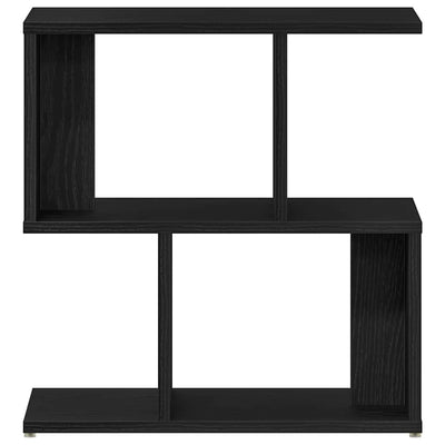 Yöpöytäkaappi 2 pcs Musta tammi 50 x 30 x 51,5 cm Tekninen puu