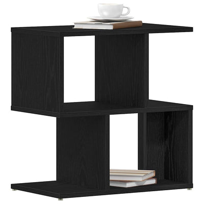 Yöpöytäkaappi 2 pcs Musta tammi 50 x 30 x 51,5 cm Tekninen puu
