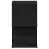 Yöpöytäkaappi 2 pcs Musta tammi 50 x 30 x 51,5 cm Tekninen puu